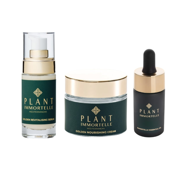 Anti-aging nourishing set with essential oil