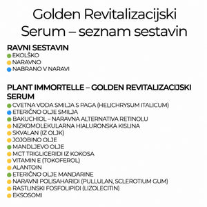 Golden revitalizacijski serum