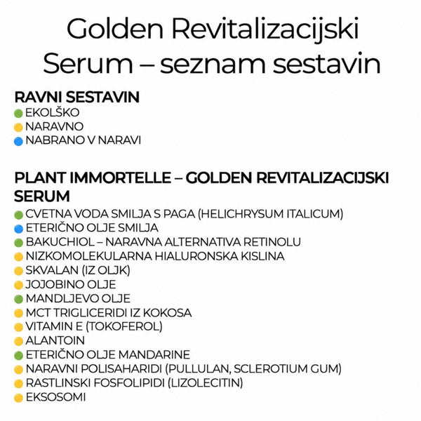 Golden revitalizacijski serum