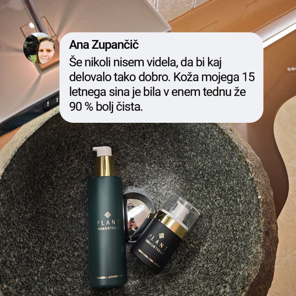 Golden anti-acne set