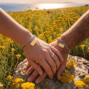 Magnetic bracelet Love